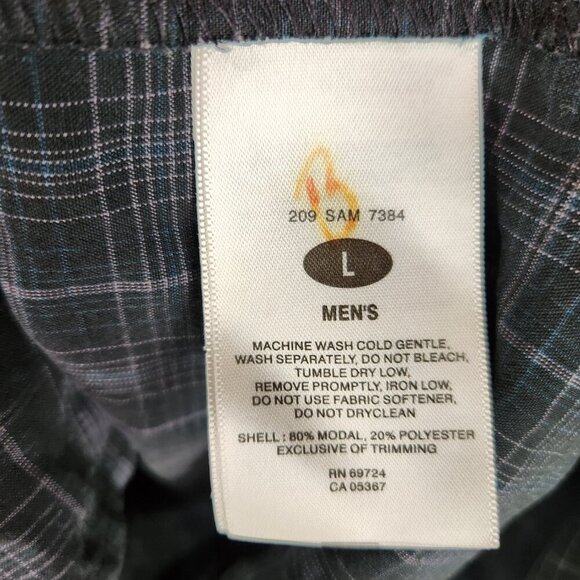 Columbia Button Down Shirt Men's Large Blue Gray Long Sleeve Casual Business - Picture 6 of 6